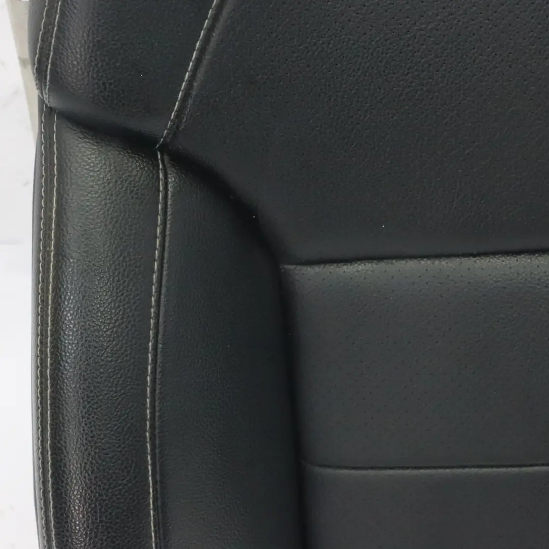 Mercedes W166 Front Seat Backrest Sport Right O/S Heated Imitation Leather Black - SKU A1669100409 - Part number A1669100409