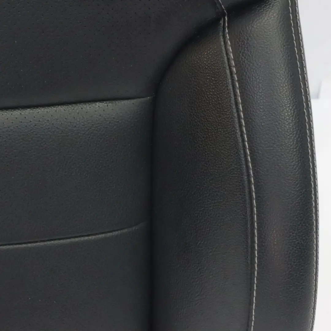 Mercedes W166 Front Seat Backrest Sport Right O/S Heated Imitation Leather Black - SKU A1669100409 - Part number A1669100409