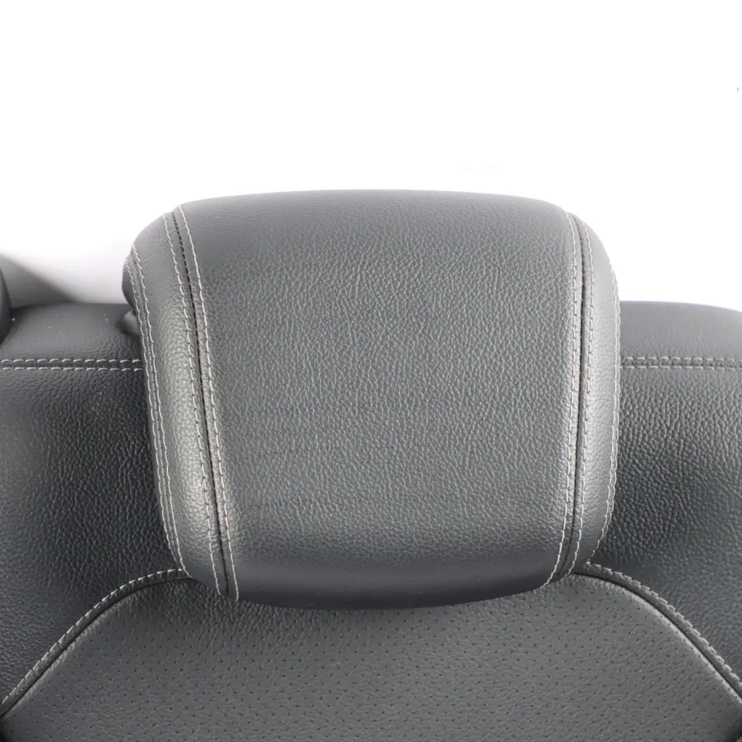 Backrest Left N/S Back Cover Imitation Leather Black to Mercedes ML W166 Rear Seat with Part number A1669200114 Mercedes ML W166 Rear Seat Backrest Left N/S Back Cover Imitation Leather Black - SKU A1669200114 - Part number A1669200114