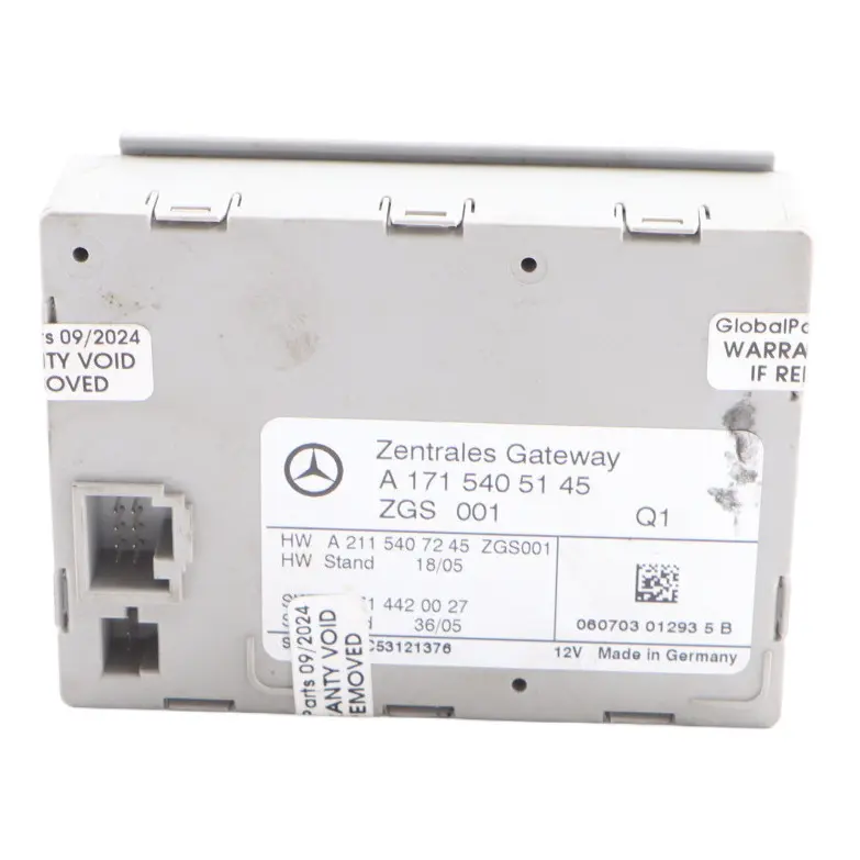 Mercedes SLK R171 Control Puerta Enlace Módulo Puerta Enlace ECU A1715405145