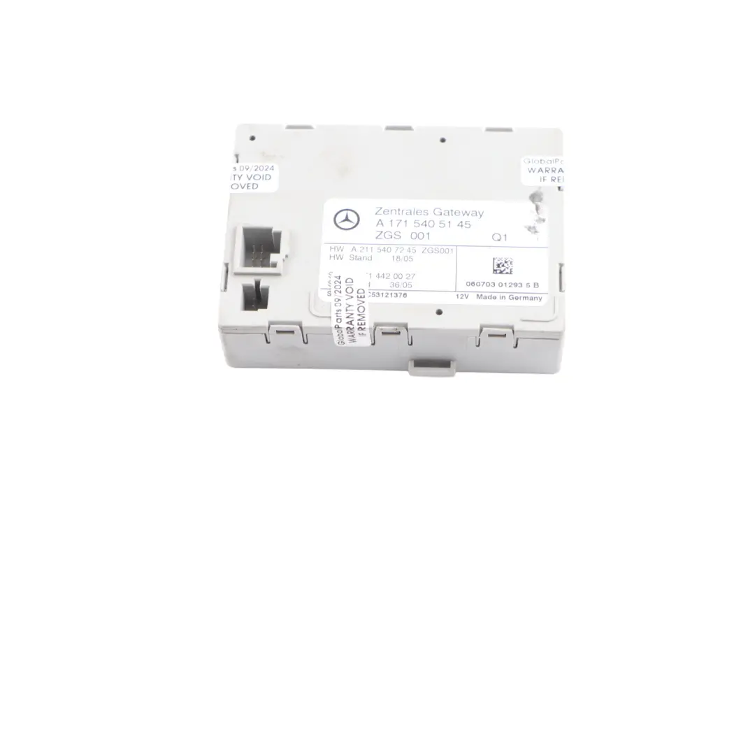 Control Puerta Enlace Módulo Puerta Enlace ECU A1715405145 para Mercedes SLK R171 con número de pieza A1695406945 Mercedes SLK R171 Control Puerta Enlace Módulo Puerta Enlace ECU A1715405145 - SKU A1695406945 - Número de pieza A1695406945