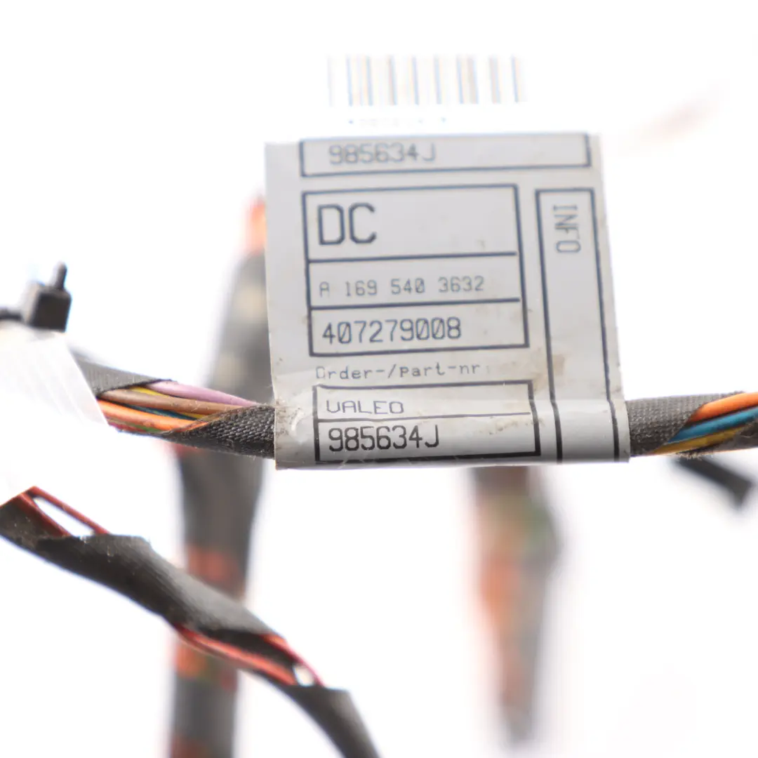 Heater Cable Wiring Fan Box Loom Harness Diesel to Mercedes W169 with Part number A1695408505 Mercedes W169 Heater Cable Wiring Fan Box Loom Harness Diesel - SKU A1695408505 - Part number A1695408505