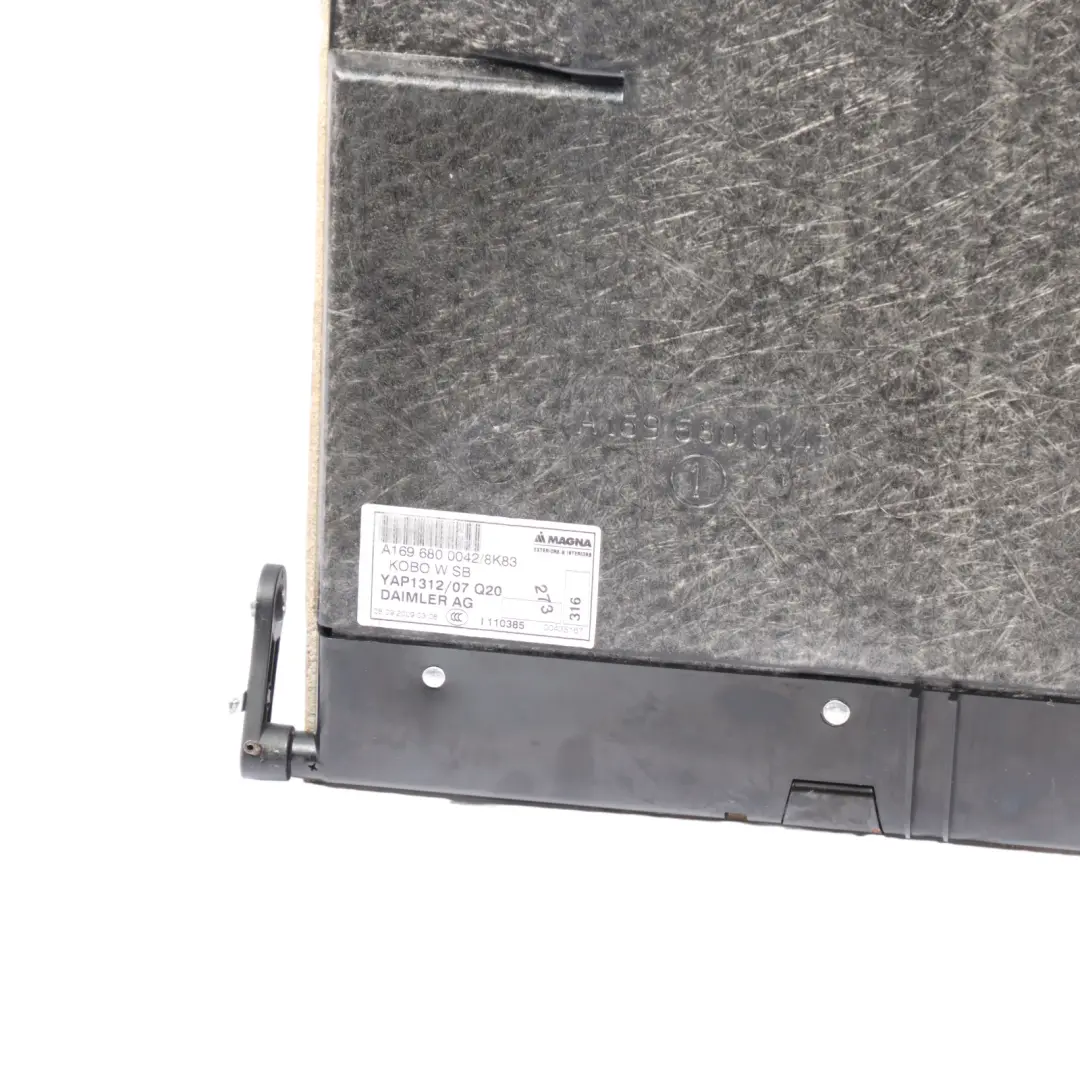 Mercedes W169 Boot Loading Floor Carpet Cover Trunk Area Beige - SKU A1696800042 - Part number A1696800042
