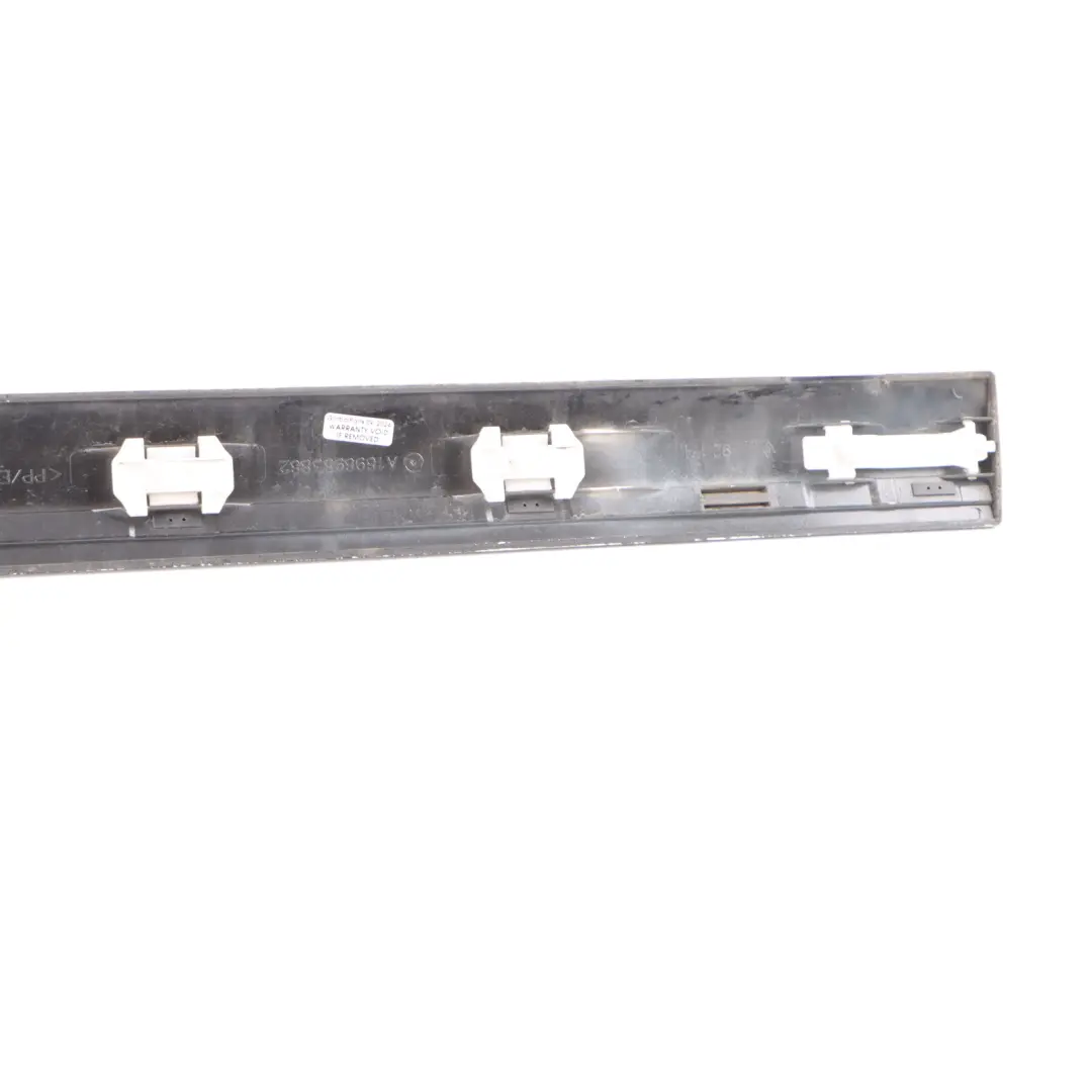 Right O/S Door Trim Moulding Strip Night Black - 696 to Mercedes W245 Rear with Part number A1696903862 Mercedes W245 Rear Right O/S Door Trim Moulding Strip Night Black - 696 - SKU A1696903862-NIB - Part number A1696903862