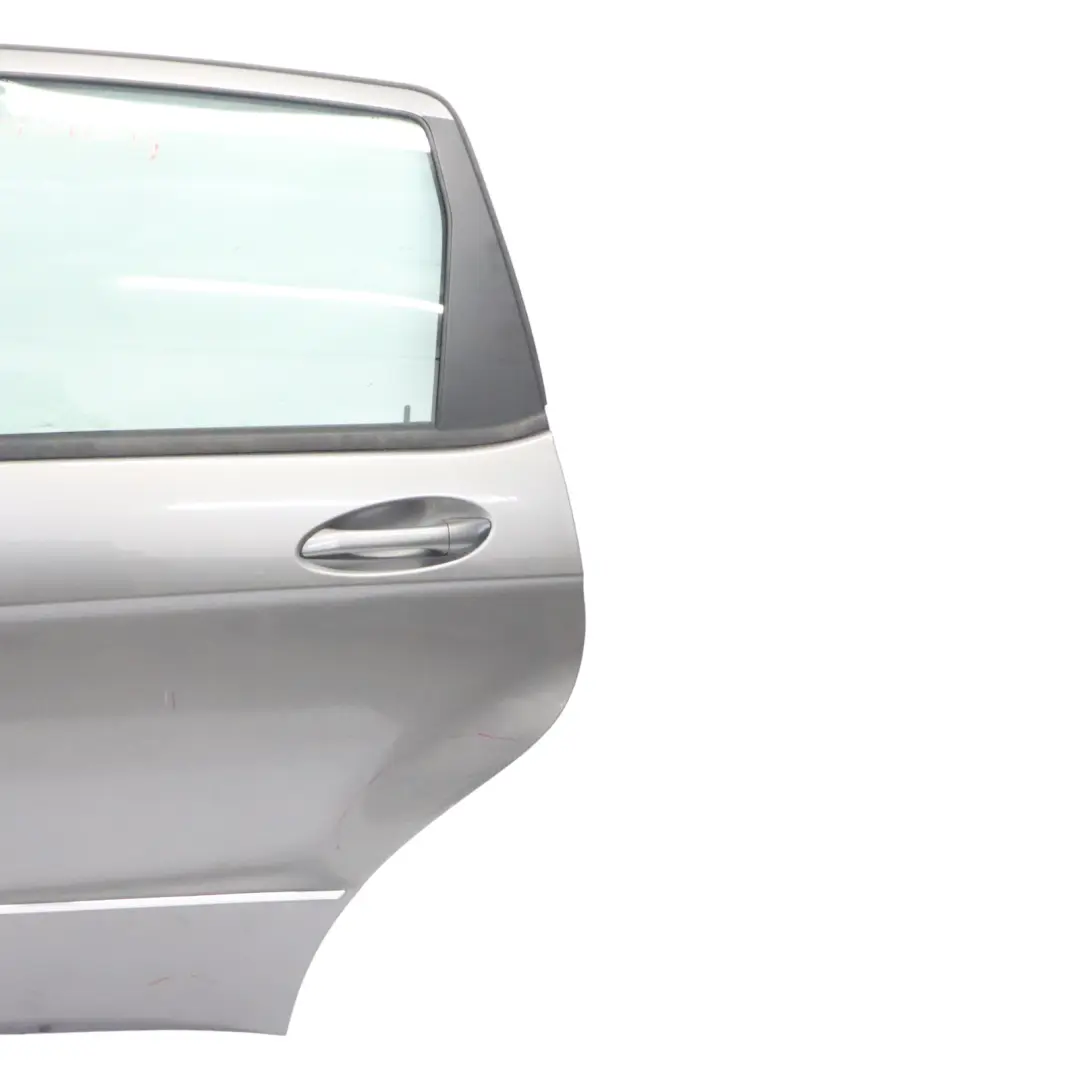 Door Rear Left N/S Mountain Gray Grey Metallic - 787 to Mercedes W169 with Part number A1697301905 Mercedes W169 Door Rear Left N/S Mountain Gray Grey Metallic - 787 - SKU A1697301905-MG - Part number A1697301905