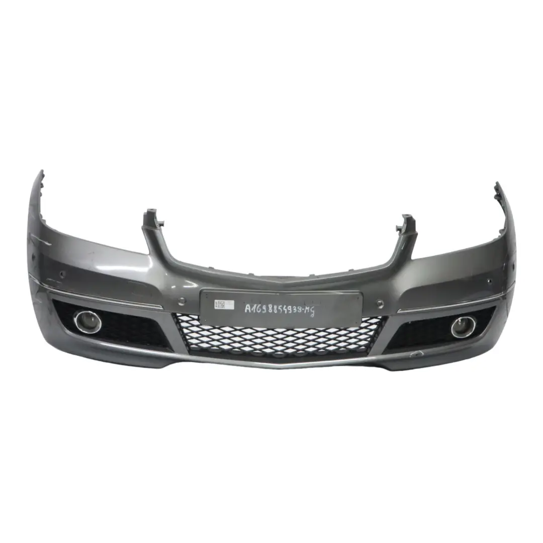 Mercedes W169 Front Bumper Trim Panel Mountain Grey Metallic - 787 - SKU A1698854938-MG - Part number A1698854938