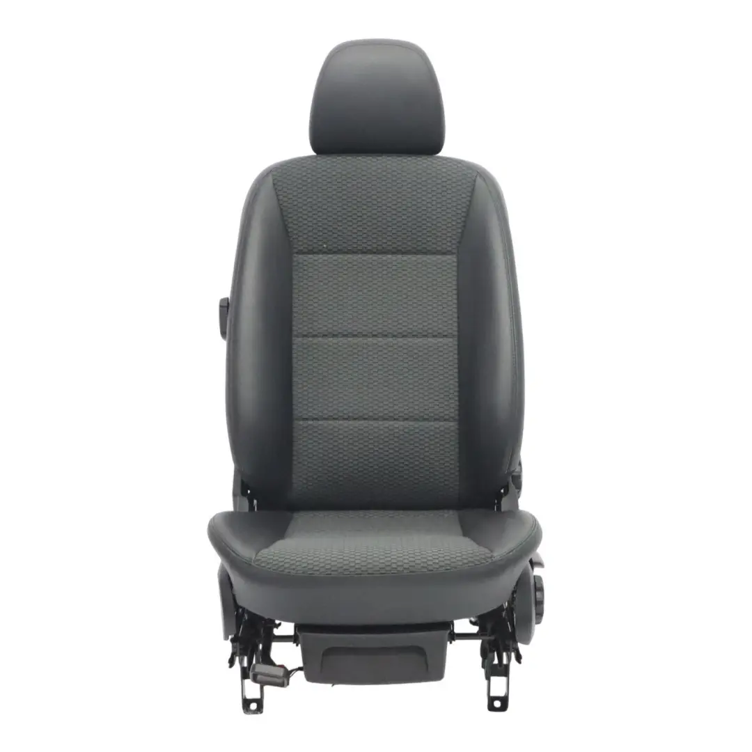 Mercedes W169 Sedile Anteriore Sinistro Interno Tessuto Pelle Nero Antracite - SKU A1699106947-5 - Numero di parte A1699106947