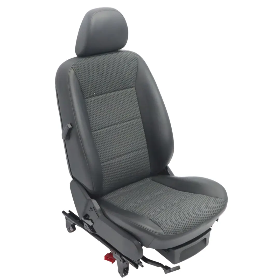 Asiento Delantero Izquierdo Interior Tela Cuero Negro Antracita para Mercedes W169 con número de pieza A1699106947 Mercedes W169 Asiento Delantero Izquierdo Interior Tela Cuero Negro Antracita - SKU A1699106947-5 - Número de pieza A1699106947