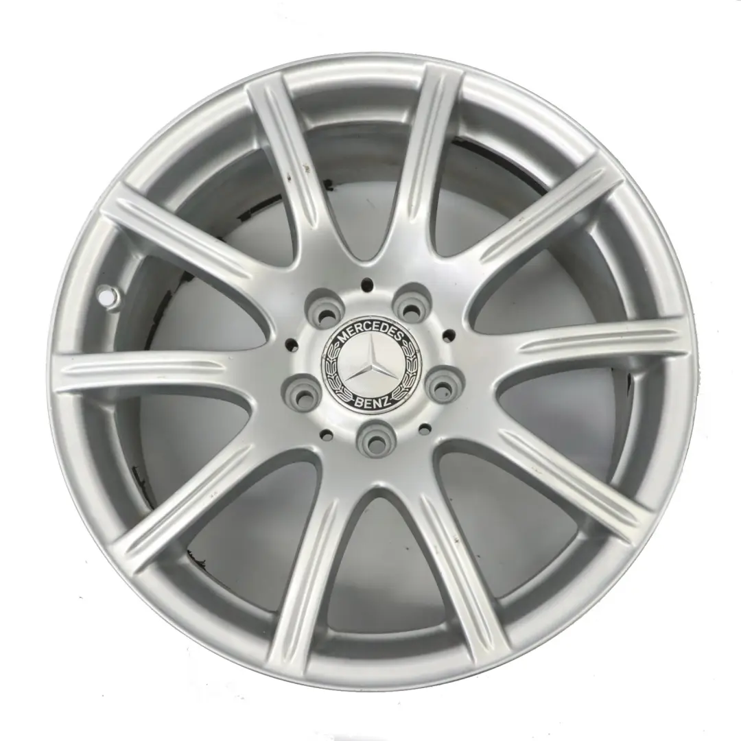Jante Arrière Alliage Argenté 17" 8,5J ET:30 10-Parler pour Mercedes R171 à propos du numéro de pièce A1714012302 Mercedes R171 Jante Arrière Alliage Argenté 17" 8,5J ET:30 10-Parler - SKU A1714012302-1 - Numéro de pièce A1714012302