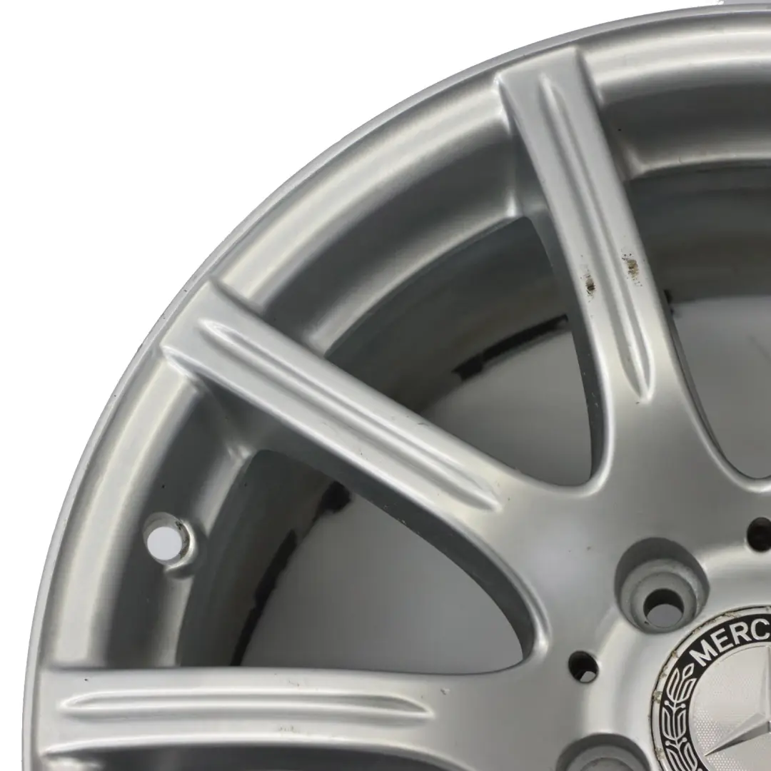 Silberne Hinterrad Felge 17" 8,5J ET:30 10-Speiche für Mercedes R171 mit Teilenummer A1714012302 Mercedes R171 Silberne Hinterrad Felge 17" 8,5J ET:30 10-Speiche - SKU A1714012302-1 - Teilenummer A1714012302