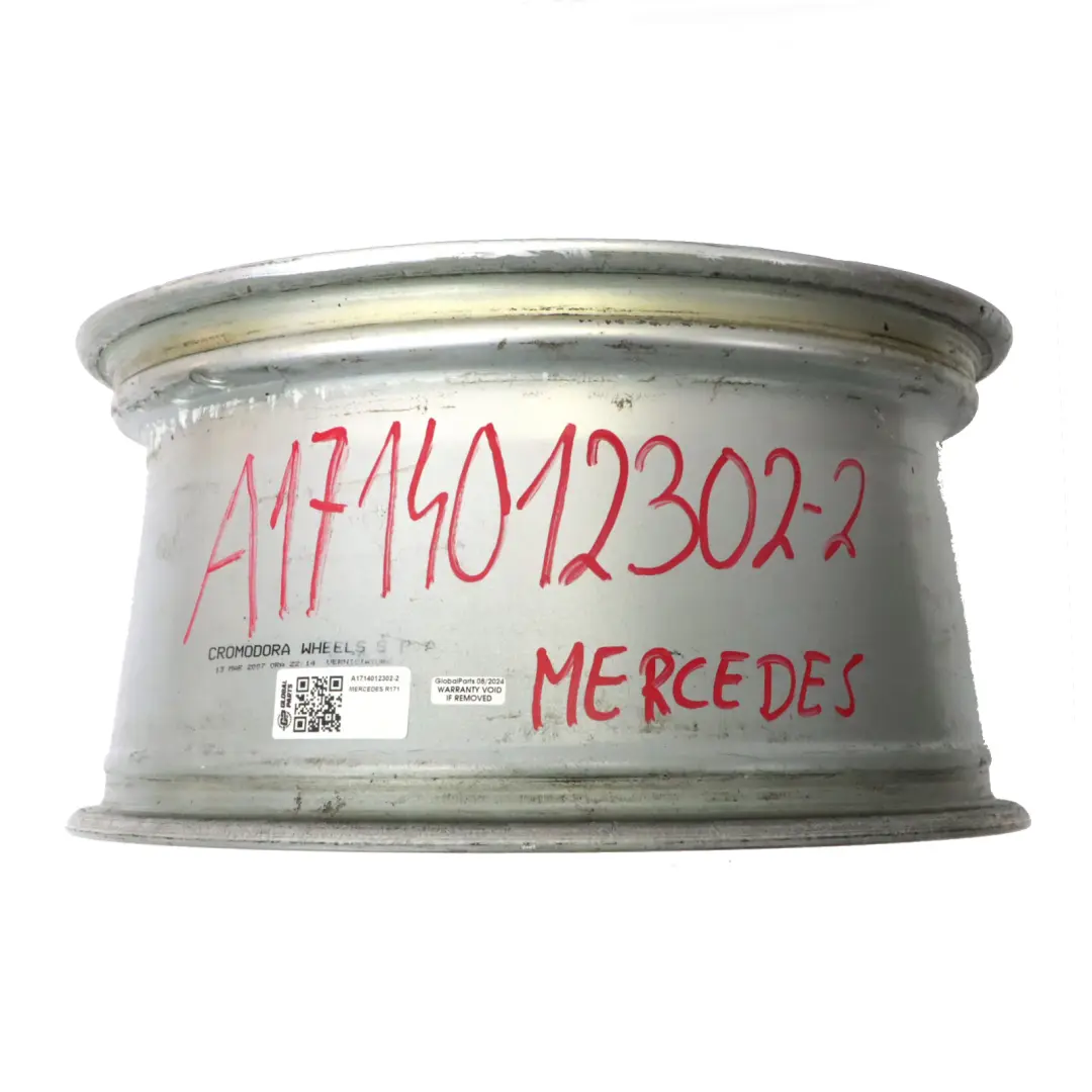 Alloy Wheel Rim 17" 8,5J ET:30 10-Spoke to Mercedes R171 Rear Silver with Part number A1714012302 Mercedes R171 Rear Silver Alloy Wheel Rim 17" 8,5J ET:30 10-Spoke - SKU A1714012302-2 - Part number A1714012302
