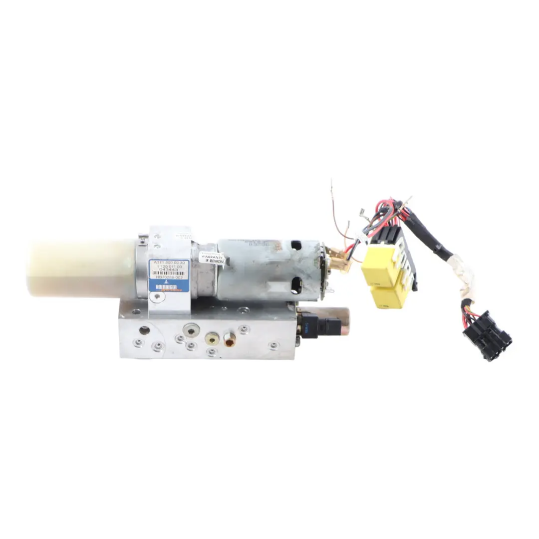 Unité Hydraulique Toit Moteur Pompe Top A1718000030 pour Mercedes SLK R171 Cabriolet à propos du numéro de pièce A1718000148 Mercedes SLK R171 Cabriolet Unité Hydraulique Toit Moteur Pompe Top A1718000030 - SKU A1718000148-1 - Numéro de pièce A1718000148