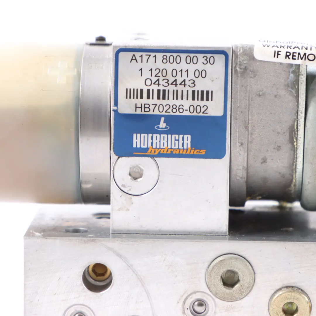 Mercedes SLK R171 Cabriolet Unité Hydraulique Toit Moteur Pompe Top A1718000030 - SKU A1718000148-1 - Numéro de pièce A1718000148