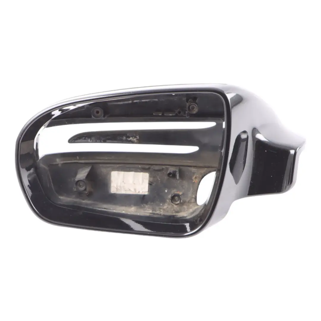 Mirror Cover Door Wing Cap Trim Left O/S Obsidian Black - 197 to Mercedes C219 with Part number A1718100364 Mercedes C219 Mirror Cover Door Wing Cap Trim Left O/S Obsidian Black - 197 - SKU A1718100364-OB - Part number A1718100364