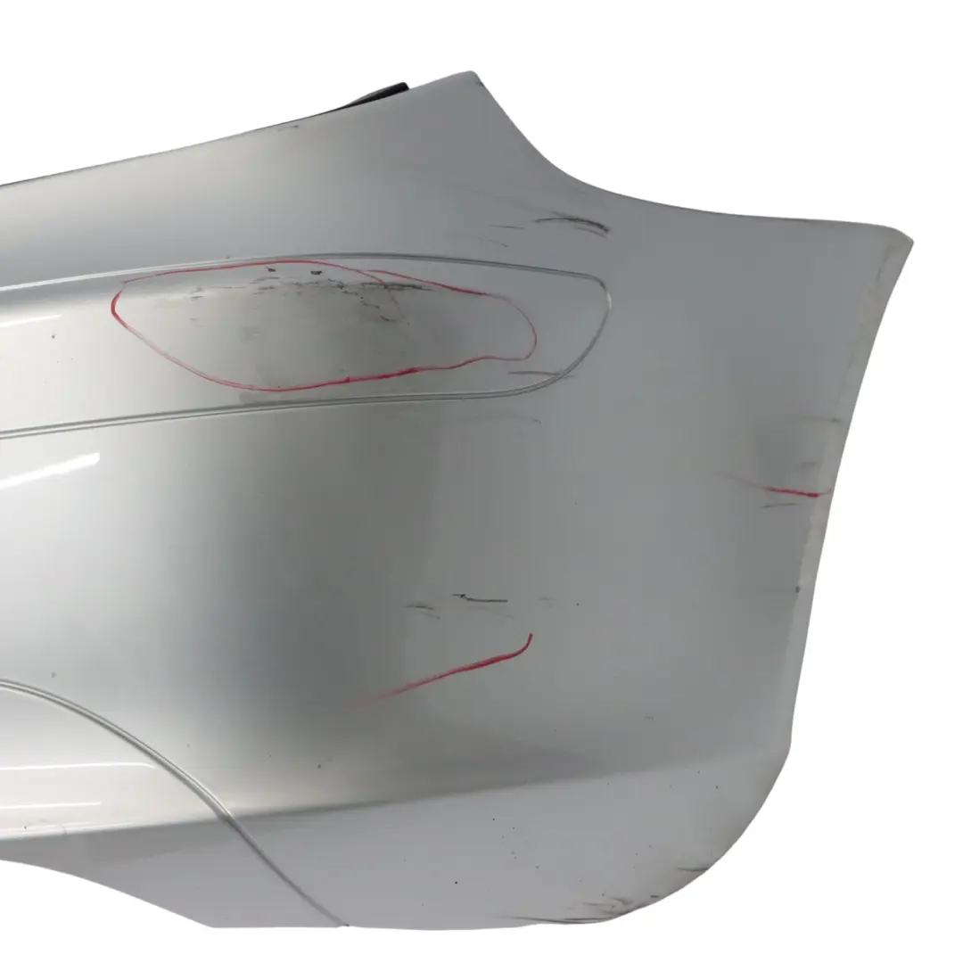 Bumper Trim Panel Covering Iridium Silver Metallic - 775 to Mercedes SLK R171 Rear with Part number A1718850125 Mercedes SLK R171 Rear Bumper Trim Panel Covering Iridium Silver Metallic - 775 - SKU A1718850125-IRS - Part number A1718850125