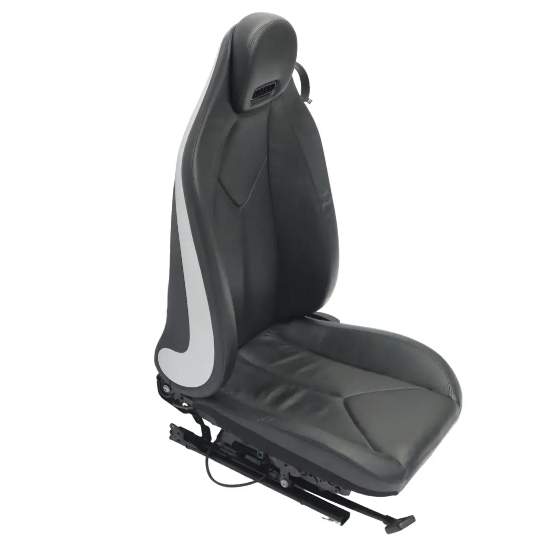  Asiento Delantero Mercedes R171 Izquierdo Calefactable Cuero Semi-Anilina Negro - SKU A1719103347-7 - Número de pieza A1719103347
