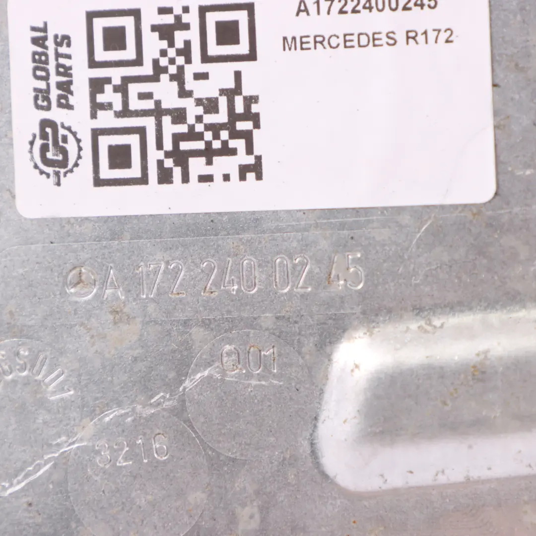 Termico Motore Mercedes R172 Piastra di Montaggio Resistente per Scudo con numero di parte A1722400245 Scudo Termico Motore Mercedes R172 Piastra di Montaggio Resistente - SKU A1722400245 - Numero di parte A1722400245