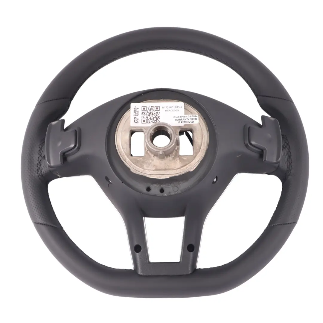 NUEVO Cuero Negro Palanca De Cambio para Volante Mercedes C117 W176 con número de pieza A1724601803 Volante Mercedes C117 W176 NUEVO Cuero Negro Palanca De Cambio - SKU A1724601803-1 - Número de pieza A1724601803