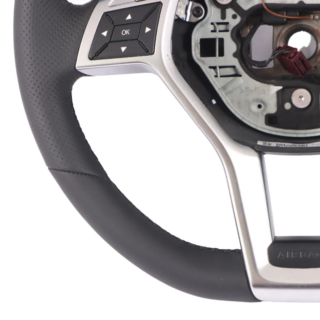 NUEVO Cuero Negro Palanca De Cambio para Volante Mercedes C117 W176 con número de pieza A1724601803 Volante Mercedes C117 W176 NUEVO Cuero Negro Palanca De Cambio - SKU A1724601803-1 - Número de pieza A1724601803