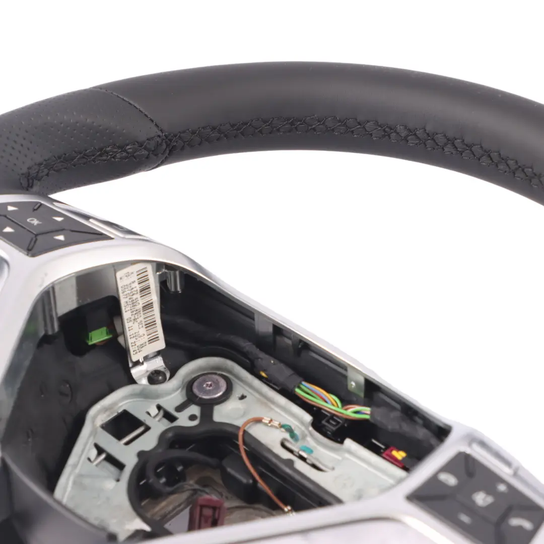 Steering Wheel Mercedes C117 W176 NEW Black Leather Paddle Shift to with Part number A1724601803 Steering Wheel Mercedes C117 W176 NEW Black Leather Paddle Shift - SKU A1724601803-1 - Part number A1724601803
