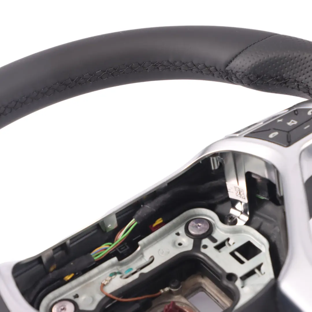 NUOVO in Pelle Nera Cambio al Volante per Volante Mercedes C117 W176 con numero di parte A1724601803 Volante Mercedes C117 W176 NUOVO in Pelle Nera Cambio al Volante - SKU A1724601803-1 - Numero di parte A1724601803