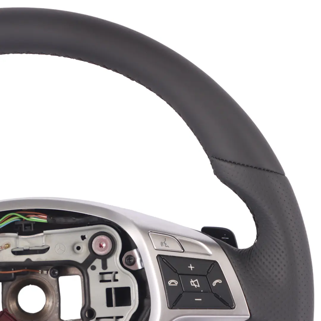 Steering Wheel Mercedes W204 W207 W212 W218 NEW Black Leather Sport Paddle Shift to with Part number A1724602703 Steering Wheel Mercedes W204 W207 W212 W218 NEW Black Leather Sport Paddle Shift - SKU A1724602703-2 - Part number A1724602703