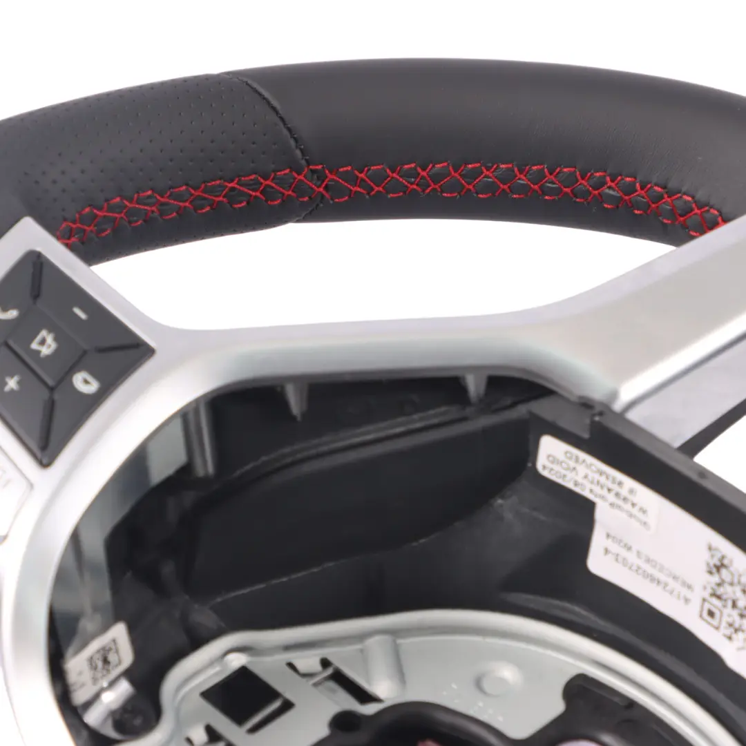 Volante Mercedes W204 W207 W212 NUEVO Cuero Sport Palanca de Cambio Hilo Rojo - SKU A1724602703-1 - Número de pieza A1724602703