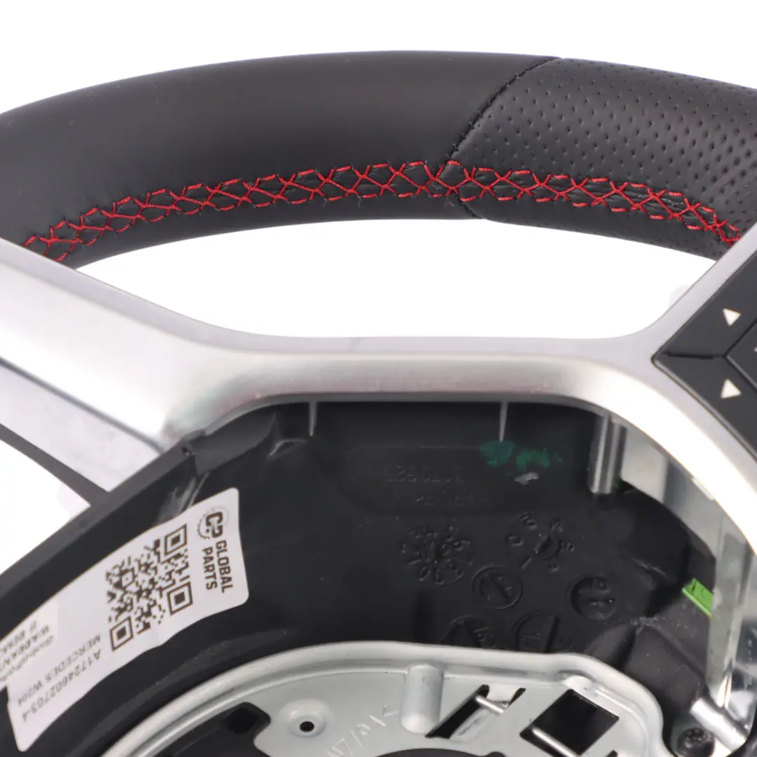  Lenkrad Mercedes W204 C207 W212 NEU Schwarz Leder Sport Schaltwippen - SKU A1724602703-4 - Teilenummer A1724602703