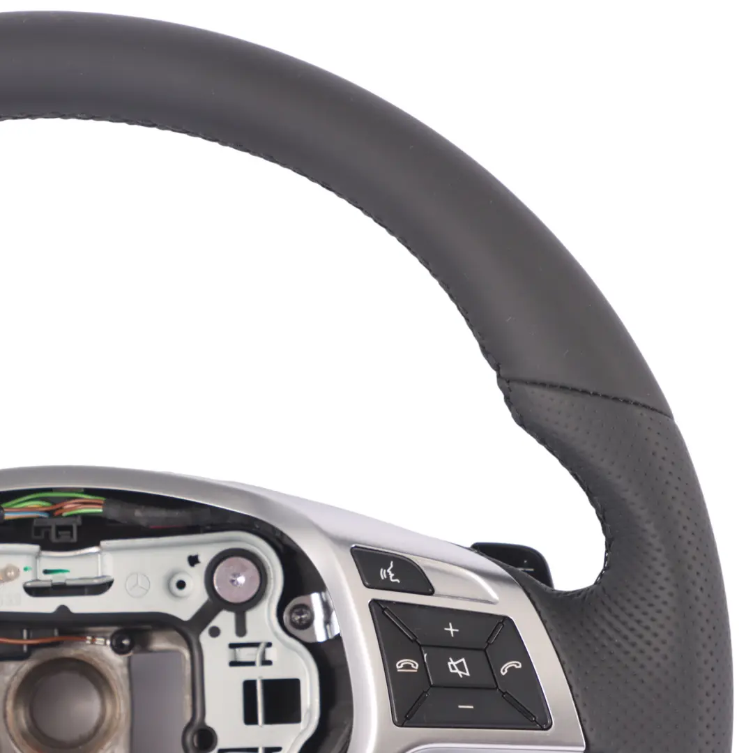 NUEVO Cuero Negro Palanca de Cambio para Volante Mercedes C117 W176 con número de pieza A1724608303 Volante Mercedes C117 W176 NUEVO Cuero Negro Palanca de Cambio - SKU A1724608303-2 - Número de pieza A1724608303