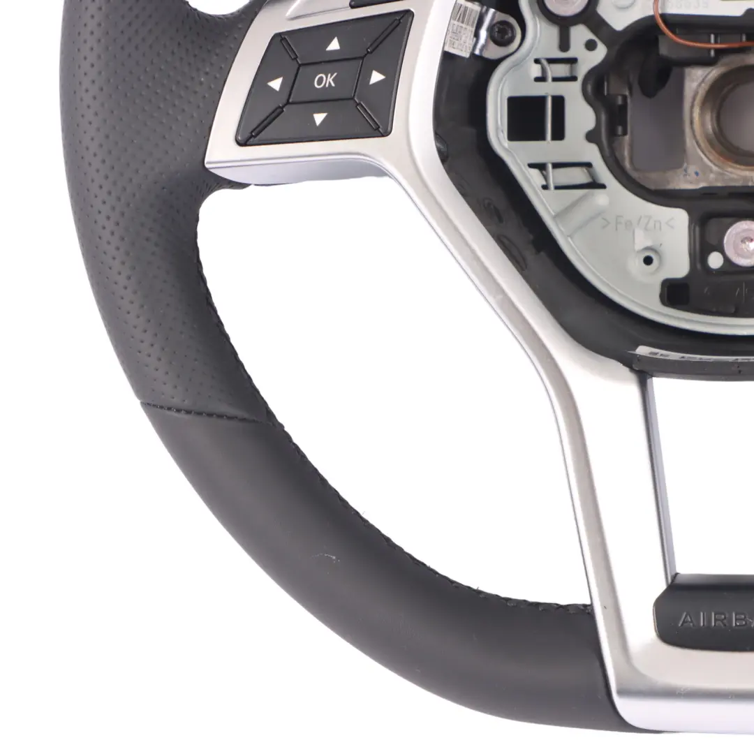 Mercedes C117 W176 Kierownica NOWA Czarna Skóra Łopatki - SKU A1724608303-2 - Numer Części A1724608303