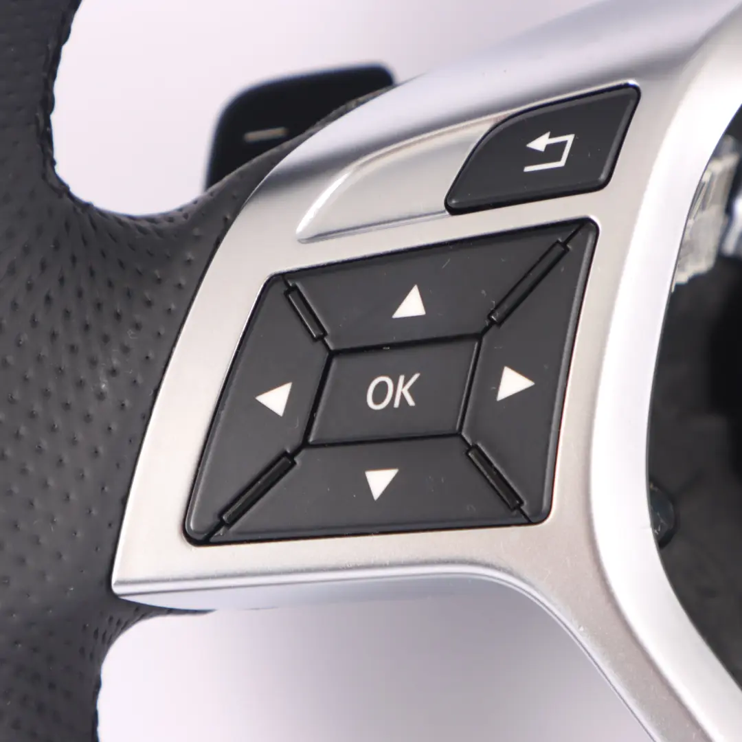 Volante Mercedes C117 W176 NUEVO Cuero Negro Palanca de Cambio - SKU A1724608303-2 - Número de pieza A1724608303