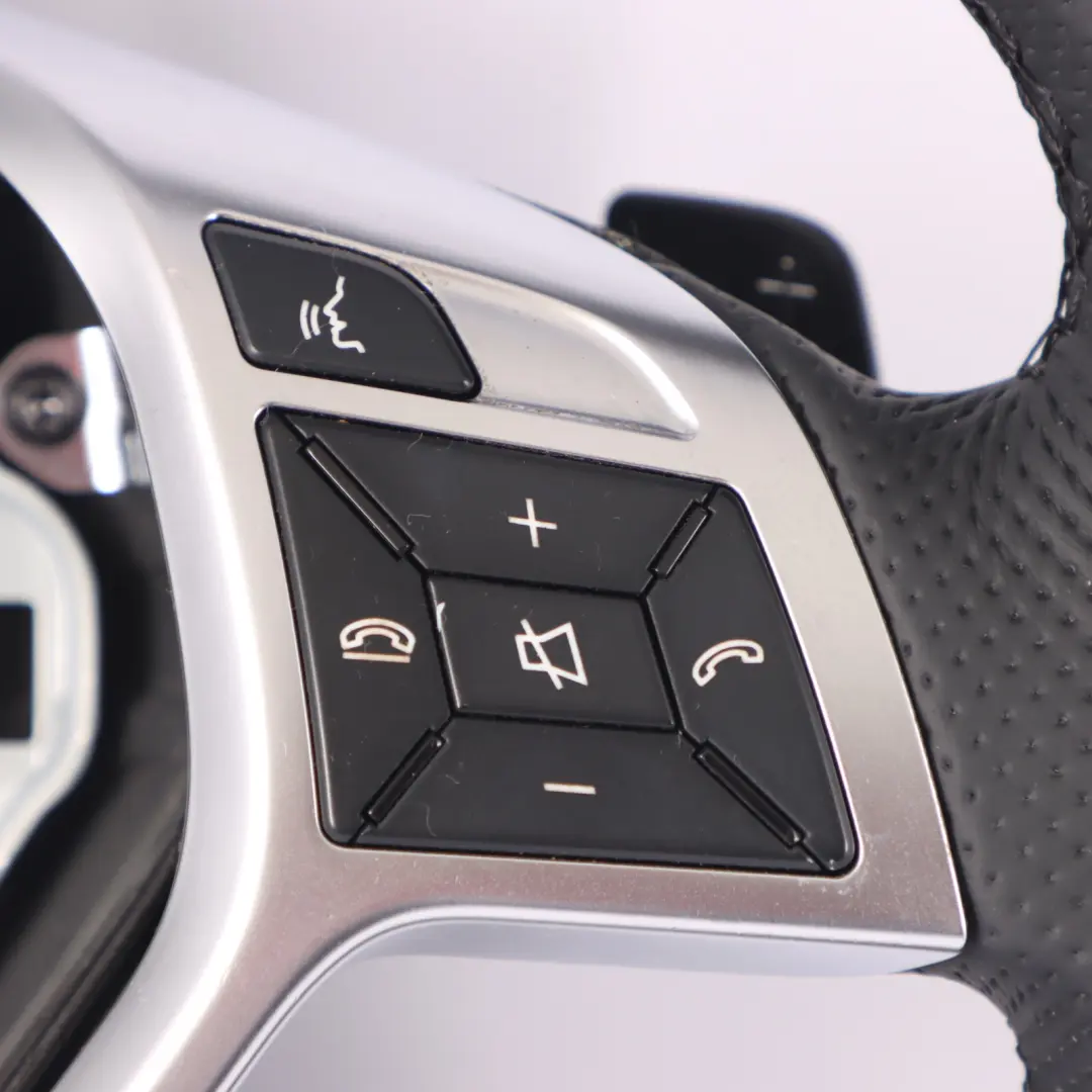 NUEVO Cuero Negro Palanca de Cambio para Volante Mercedes C117 W176 con número de pieza A1724608303 Volante Mercedes C117 W176 NUEVO Cuero Negro Palanca de Cambio - SKU A1724608303-2 - Número de pieza A1724608303