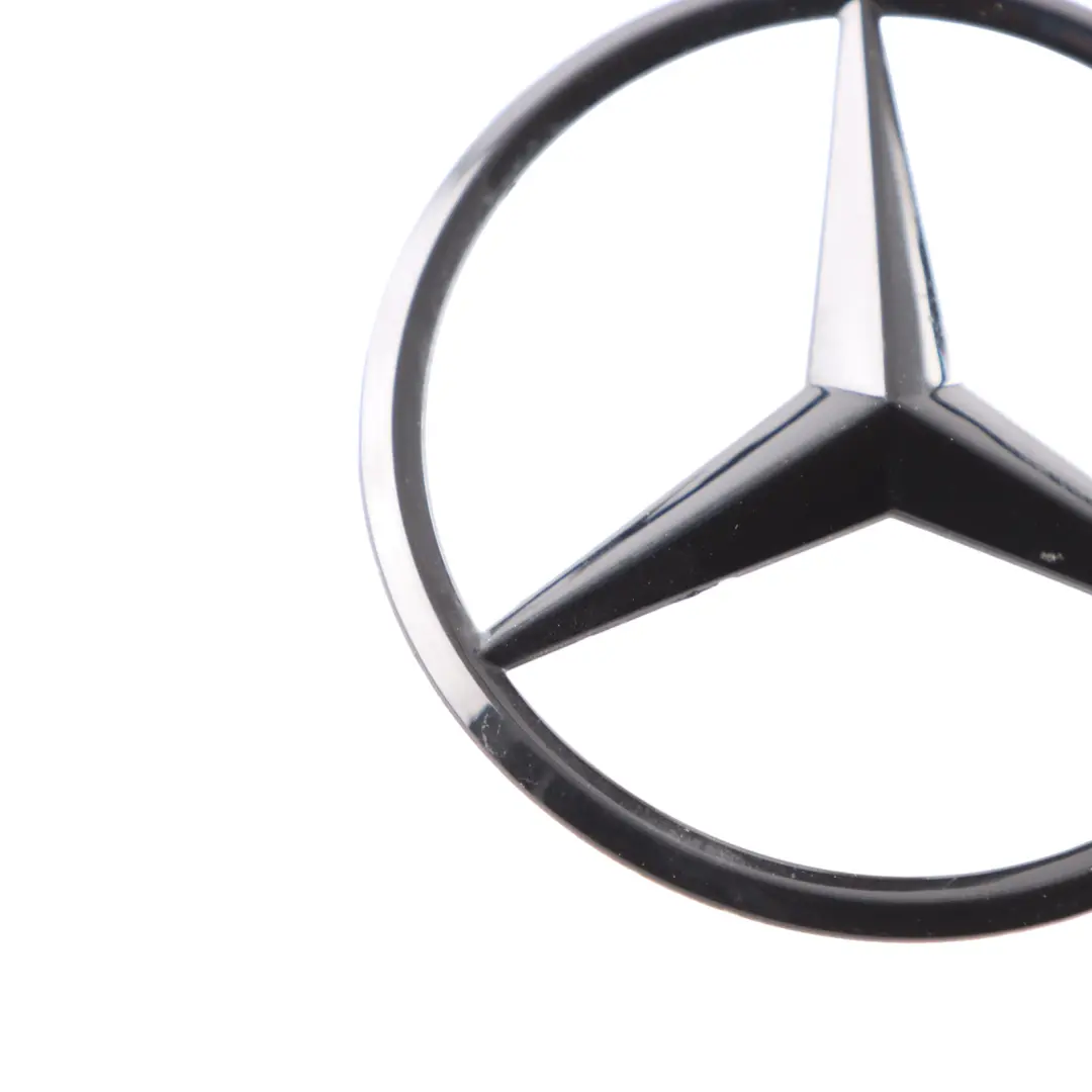 Mercedes W176 Rear Boot Trunk Lid Star Emblem Logo Badge Black - SKU A1768170016-1 - Part number A1768170016