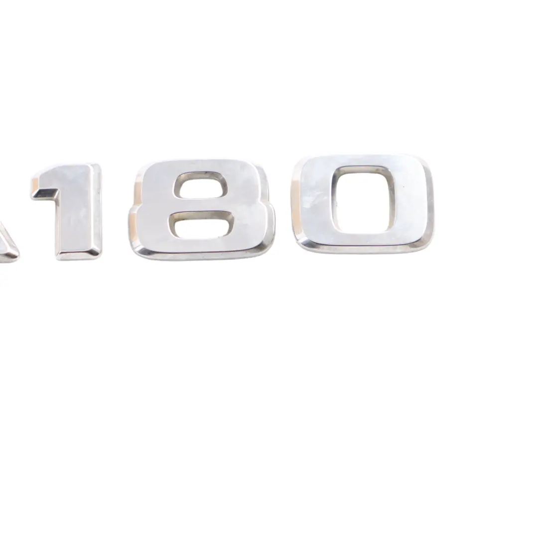 Mercedes W176 Rear Trunk Tailgate Adhered Emblem Lettering A180 - SKU A1768171400 - Part number A1768171400