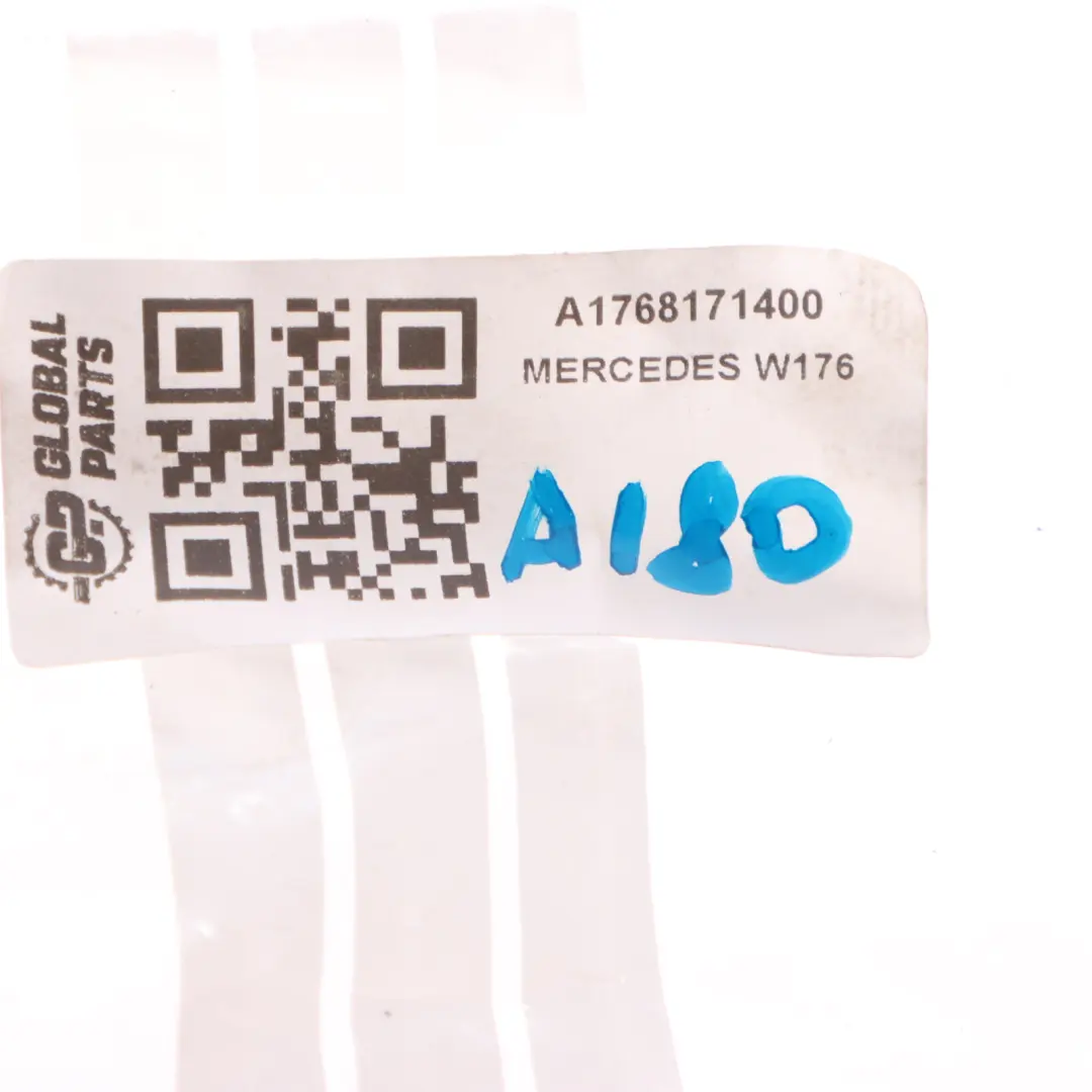 Trunk Tailgate Adhered Emblem Lettering A180 to Mercedes W176 Rear with Part number A1768171400 Mercedes W176 Rear Trunk Tailgate Adhered Emblem Lettering A180 - SKU A1768171400 - Part number A1768171400