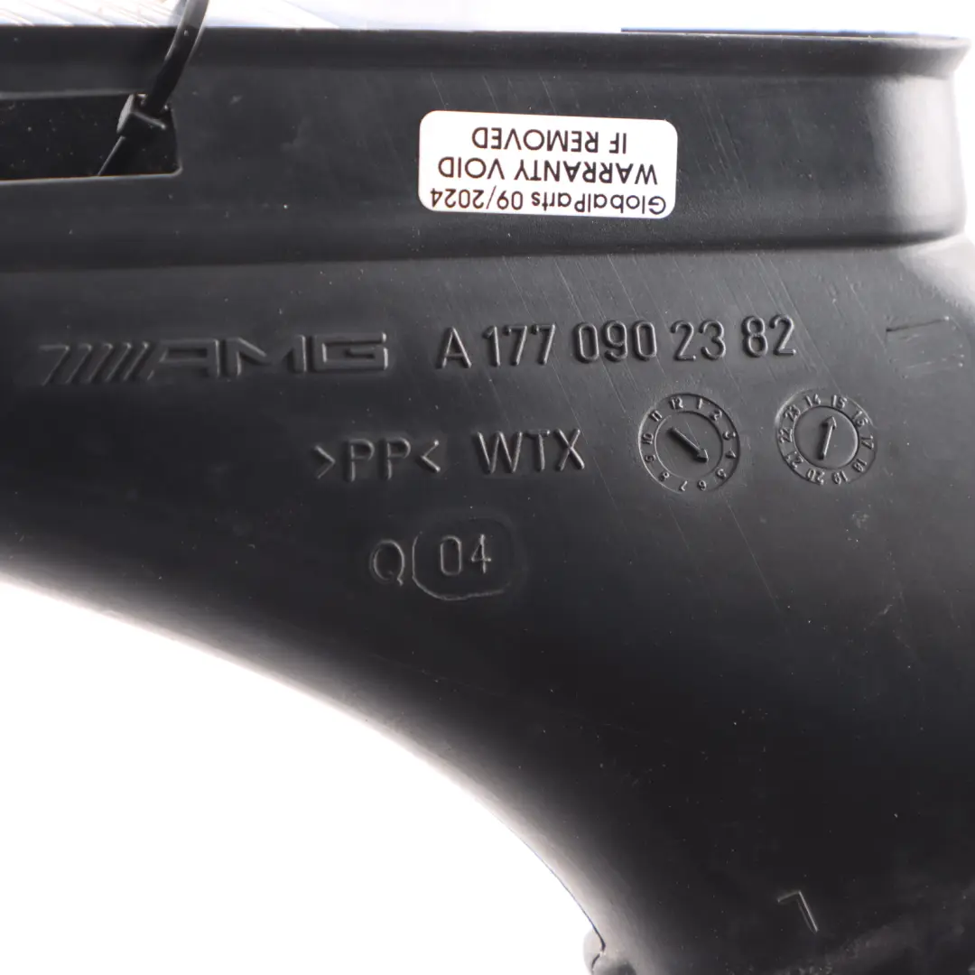 Intake Duct Hose Pipe Left N/S Channel to Mercedes W221 Air with Part number A1770902382 Mercedes W221 Air Intake Duct Hose Pipe Left N/S Channel - SKU A1770902382 - Part number A1770902382