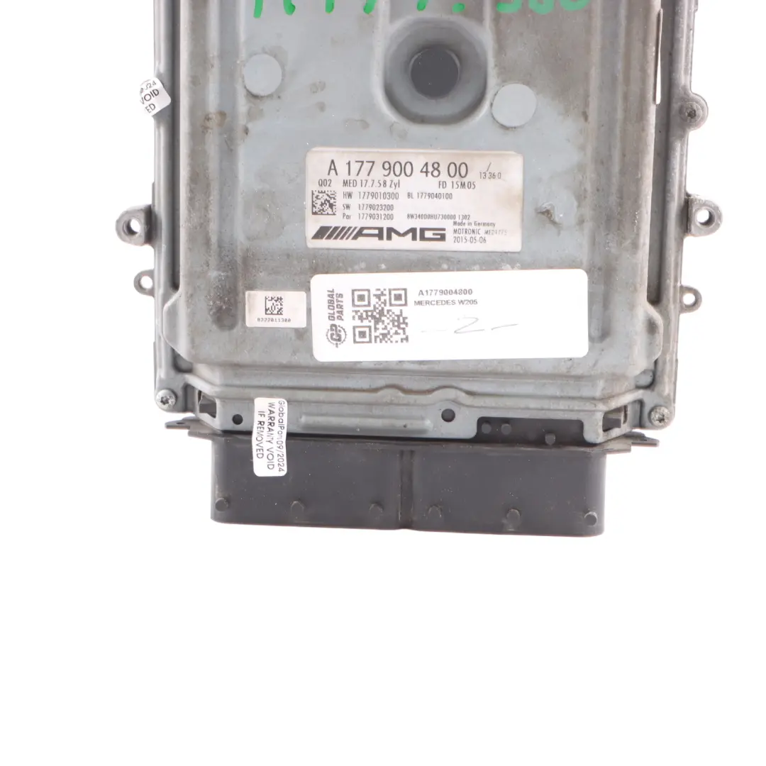 C63 AMG 476HP M177.980 Engine Unit ECU Automatic to Mercedes W205 with Part number A1779004800 Mercedes W205 C63 AMG 476HP M177.980 Engine Unit ECU Automatic - SKU A1779004800 - Part number A1779004800