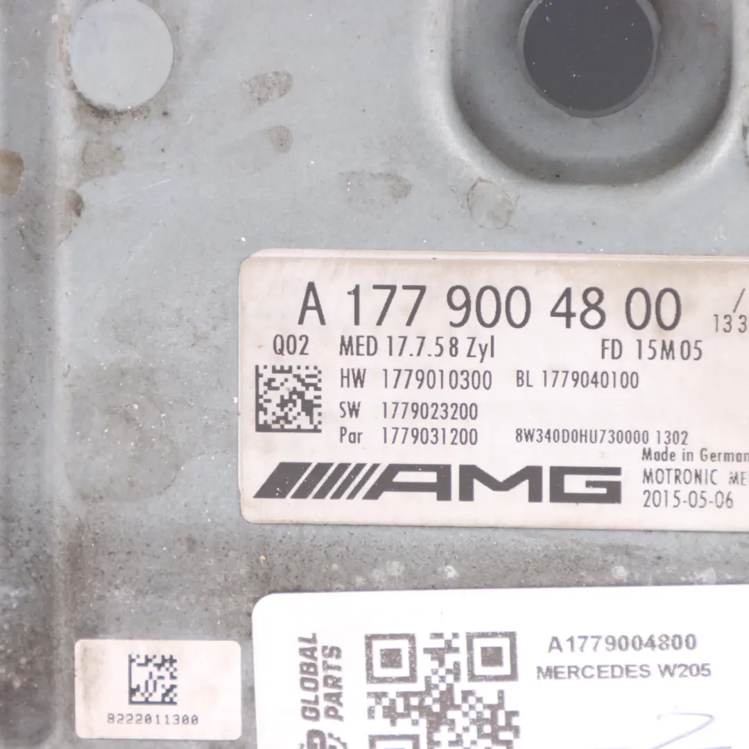 C63 AMG 476HP M177.980 Engine Unit ECU Automatic to Mercedes W205 with Part number A1779004800 Mercedes W205 C63 AMG 476HP M177.980 Engine Unit ECU Automatic - SKU A1779004800 - Part number A1779004800