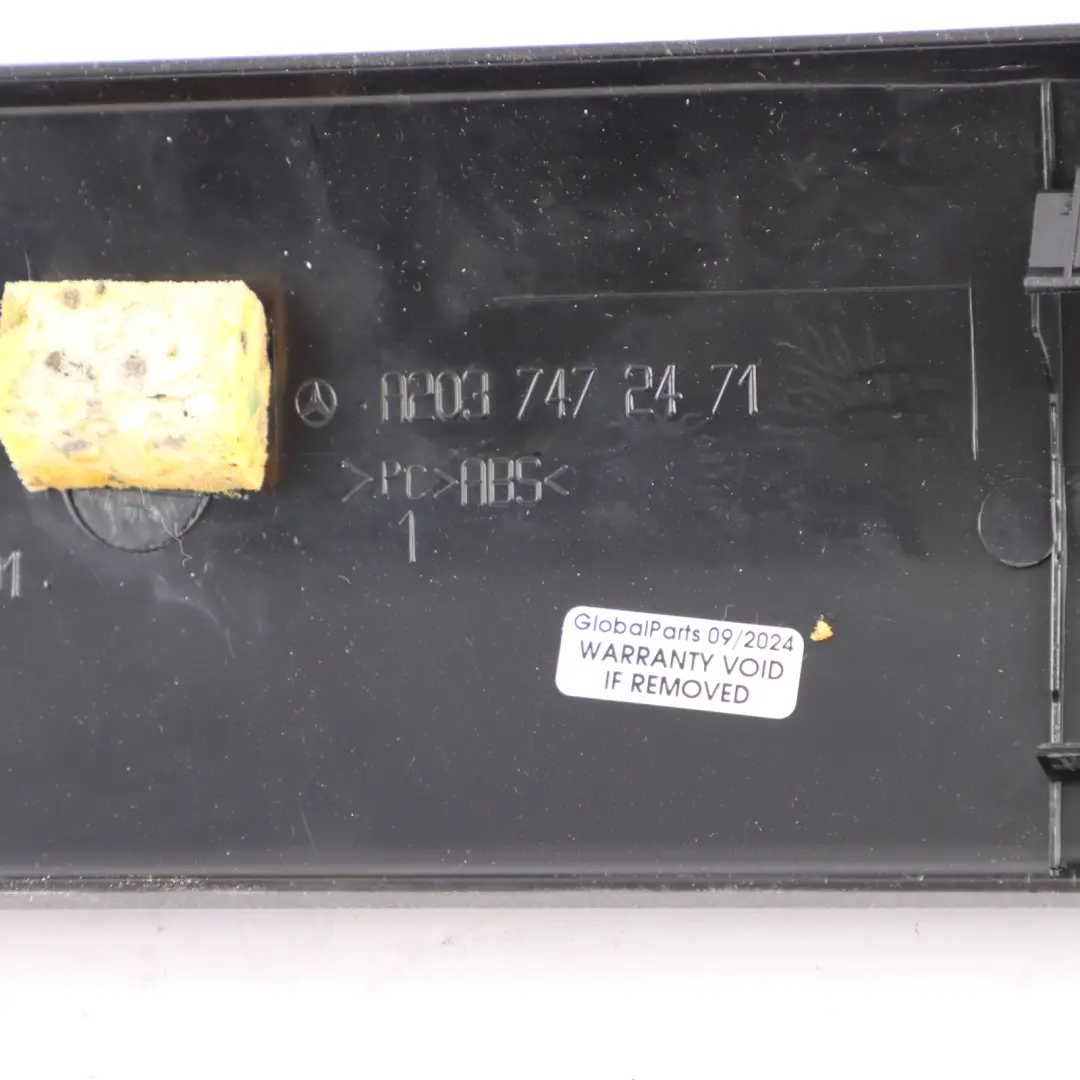 Mercedes CL203 Verkleidung Dachhimmel Dachträger Heckverkleidung - SKU A2037472471 - Teilenummer A2037472471
