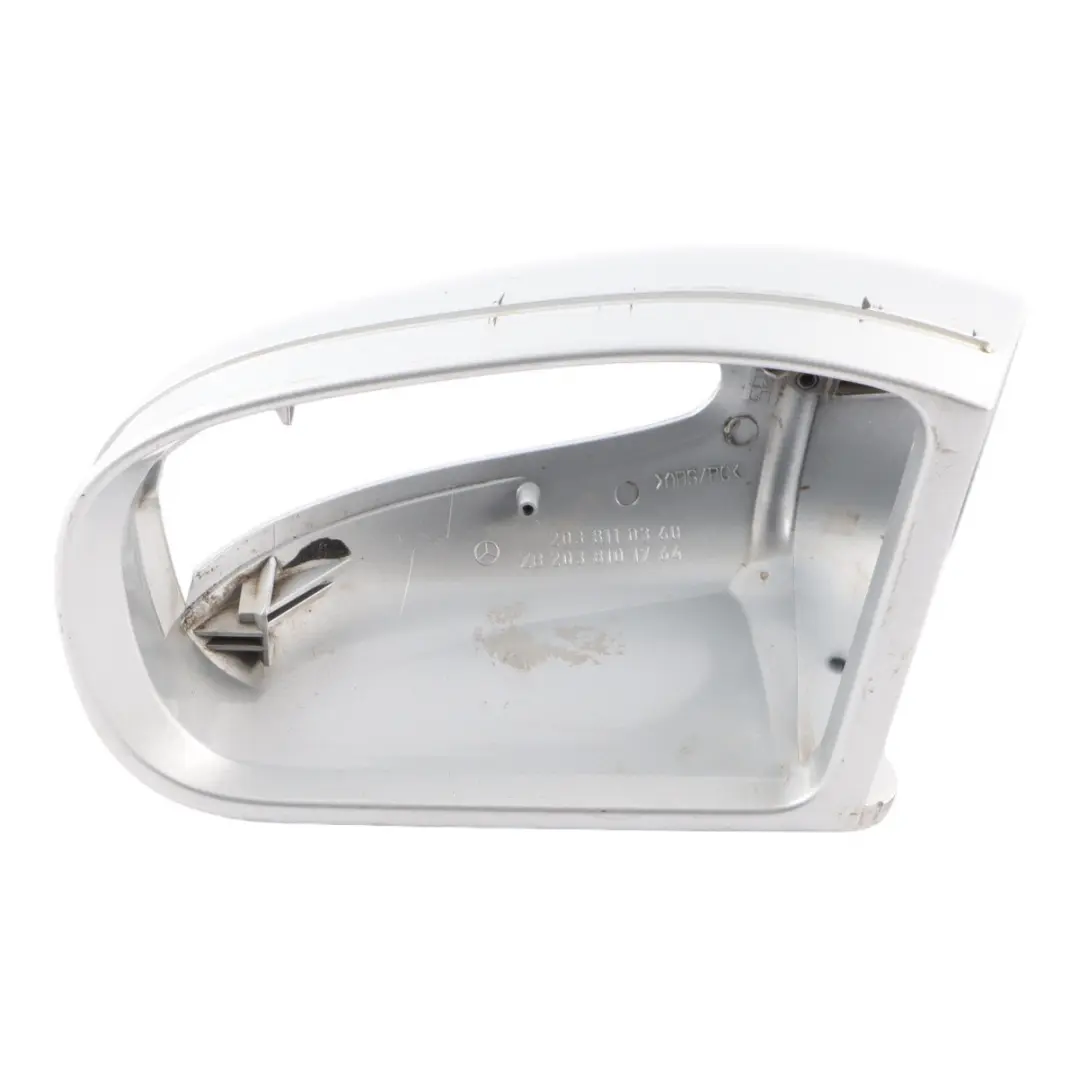 Mercedes-Benz C-Klasse W203 Links Abdeckung Spiegel Brilliant Silver 744 - SKU A2038100164-BS1 - Teilenummer A2038100164