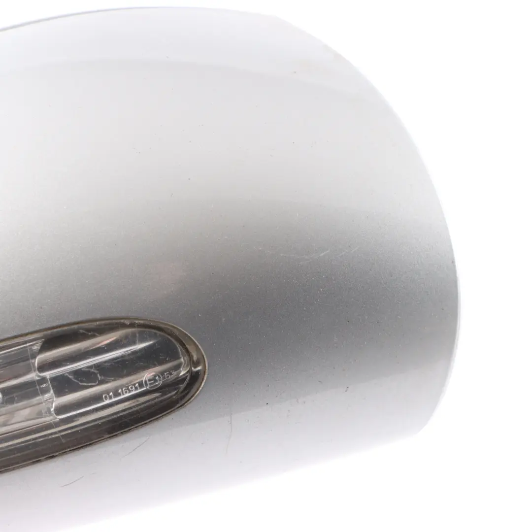 Mercedes W203 Derecha Tapa Espejo Wing Plata Brillante 744 - SKU A2038100264-BS - Número de pieza A2038100264