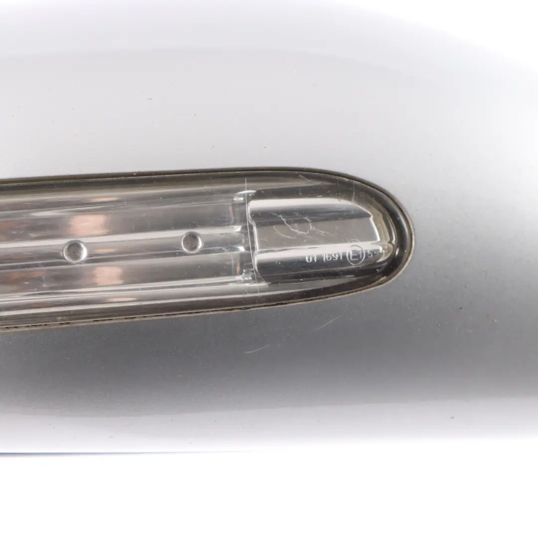 Mercedes W203 Derecha Tapa Espejo Wing Plata Brillante 744 - SKU A2038100264-BS - Número de pieza A2038100264