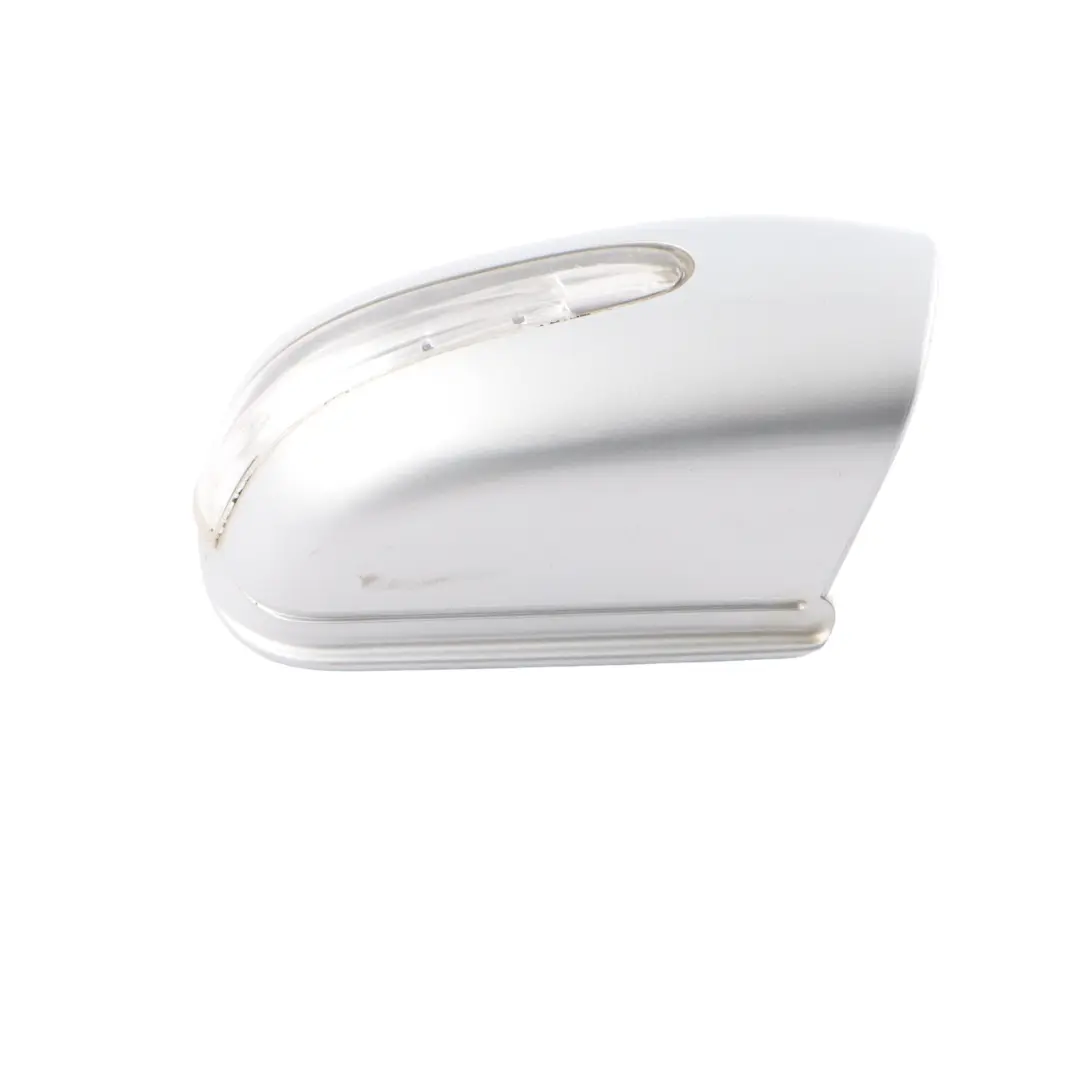 Right O/S Cover Cap Wing Mirror Brilliant Silver 744 to Mercedes W203 with Part number A2038100264 Mercedes W203 Right O/S Cover Cap Wing Mirror Brilliant Silver 744 - SKU A2038100264-BS - Part number A2038100264