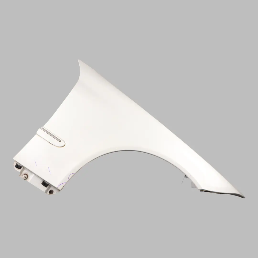 Side Panel Front Right O/S Wing Fender Calcite White - 650 to Mercedes CL203 with Part number A2038801418 Mercedes CL203 Side Panel Front Right O/S Wing Fender Calcite White - 650 - SKU A2038801418-CW - Part number A2038801418