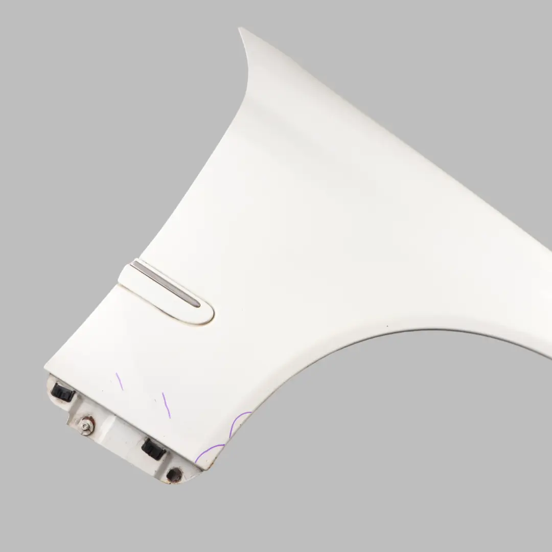 Side Panel Front Right O/S Wing Fender Calcite White - 650 to Mercedes CL203 with Part number A2038801418 Mercedes CL203 Side Panel Front Right O/S Wing Fender Calcite White - 650 - SKU A2038801418-CW - Part number A2038801418
