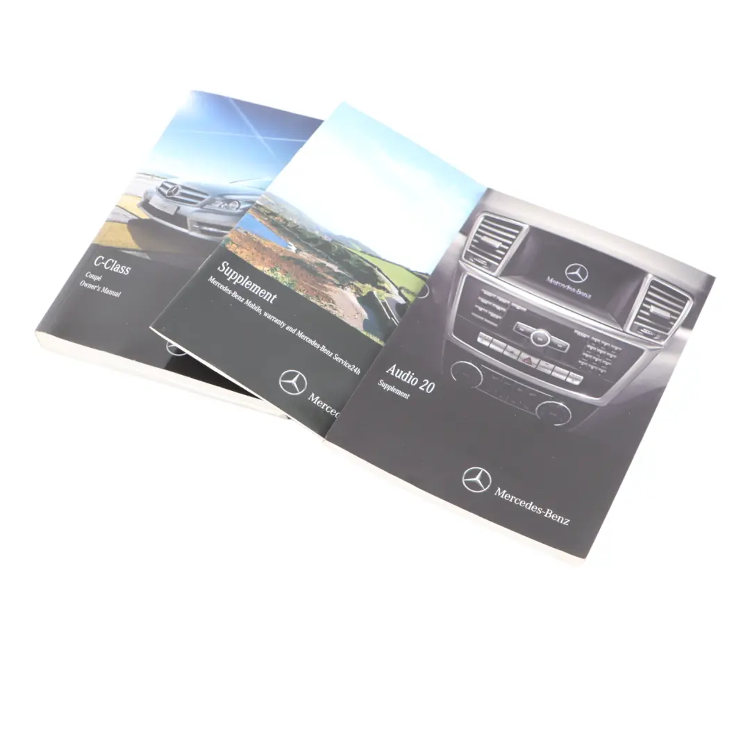  Owner's Handbook Mercedes W204 Service Booklet Instructions Pouch Case Wallet - SKU A2045843783 - Part number A2045843783