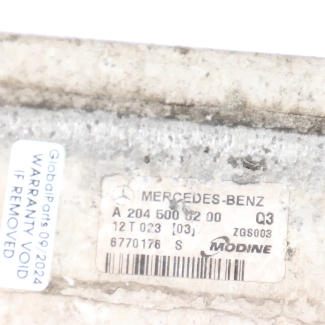 Mercedes W204 W207 Intercooler Air Charge Cooler Radiator Diesel - SKU A2046000200 - Part number A2046000200