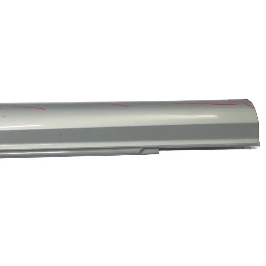 Mercedes W204 Side Skirt Cover Door Sill Panel Left N/S Palladium Silver - 792 - SKU A2046981354-PAL - Part number A2046981354