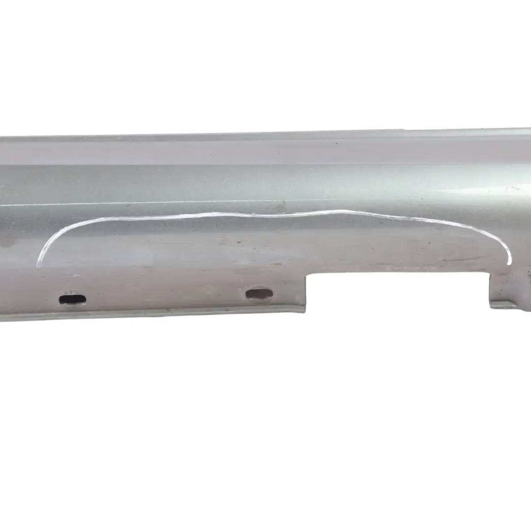 Mercedes W204 Side Skirt Cover Door Sill Panel Right O/S Alabandine Grey - 779 - SKU A2046981454-ALG - Part number A2046981454