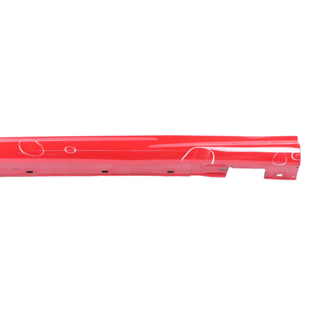 Side Skirt Styling Door Sill Cover Left N/S Fire Opal Red 590 to Mercedes C204 AMG with Part number A2046982554 Mercedes C204 AMG Side Skirt Styling Door Sill Cover Left N/S Fire Opal Red 590 - SKU A2046982554-FUP - Part number A2046982554